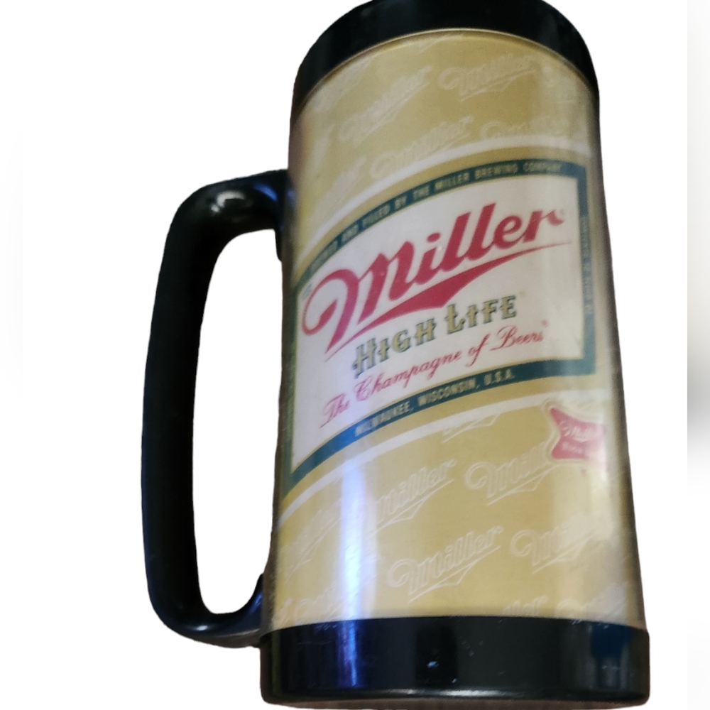 Miller High Life 12 oz thermos beverage cup